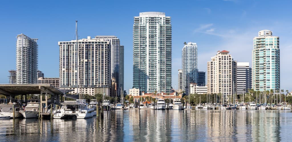 St. Petersburg Florida skyline