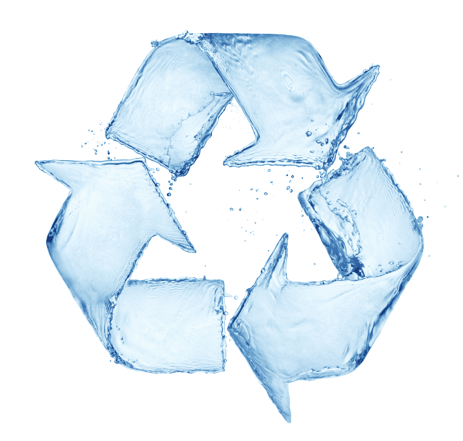 Water recycling symbol